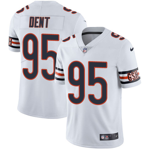 Nike Bears #95 Richard Dent White Men's Stitched NFL Vapor Untouchable Limited Jersey - Click Image to Close